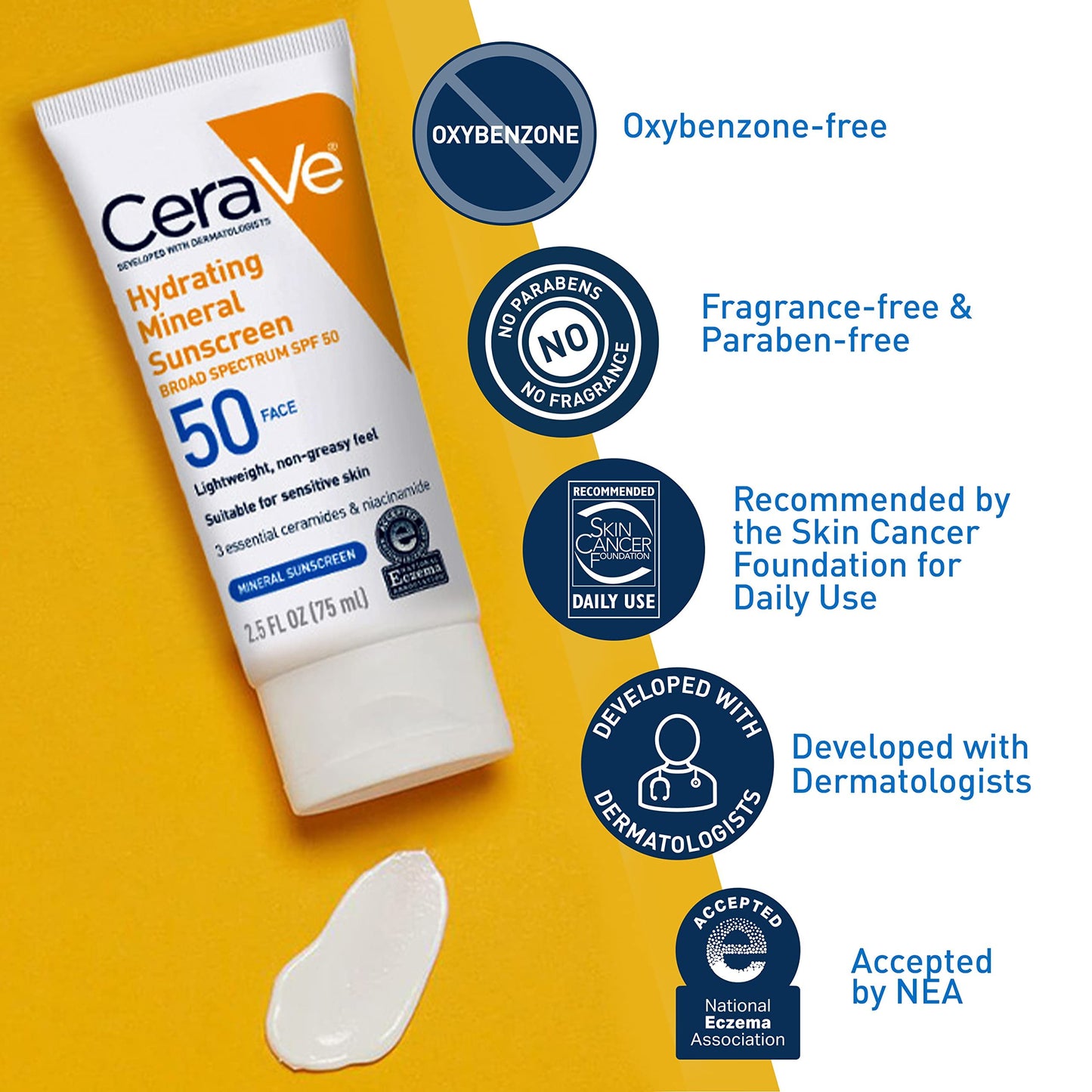 Cerave Hydrating Mineral Sunscreen Face Lotion