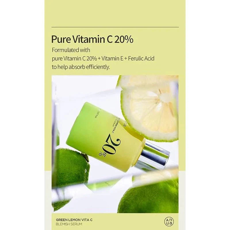 ANUA Green Lemon Vitamin C Blemish Serum