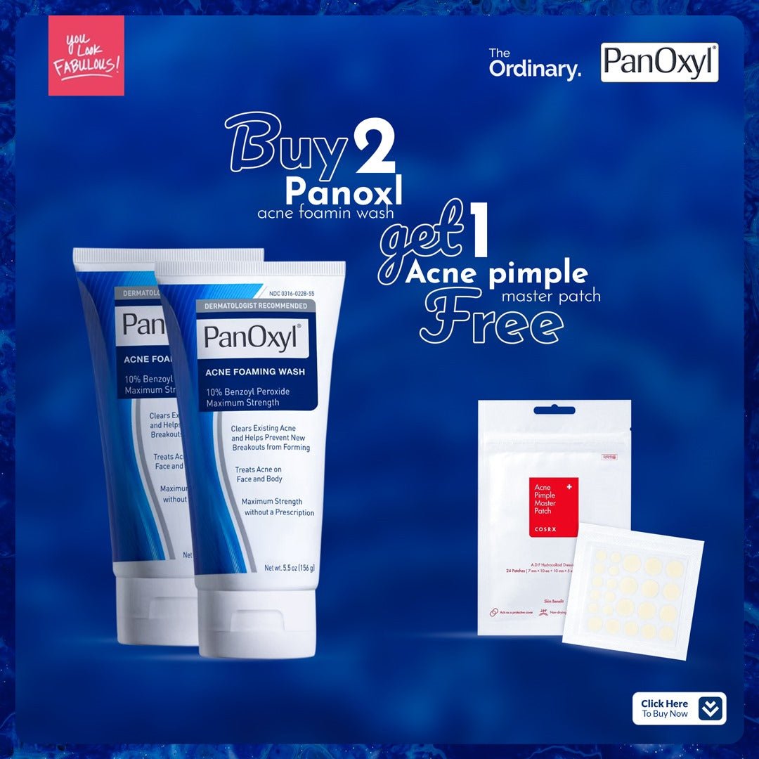 Buy 2 Panoxyl Acne Foaming Wash Get COSRX Acne Pimple Master Patch FREE