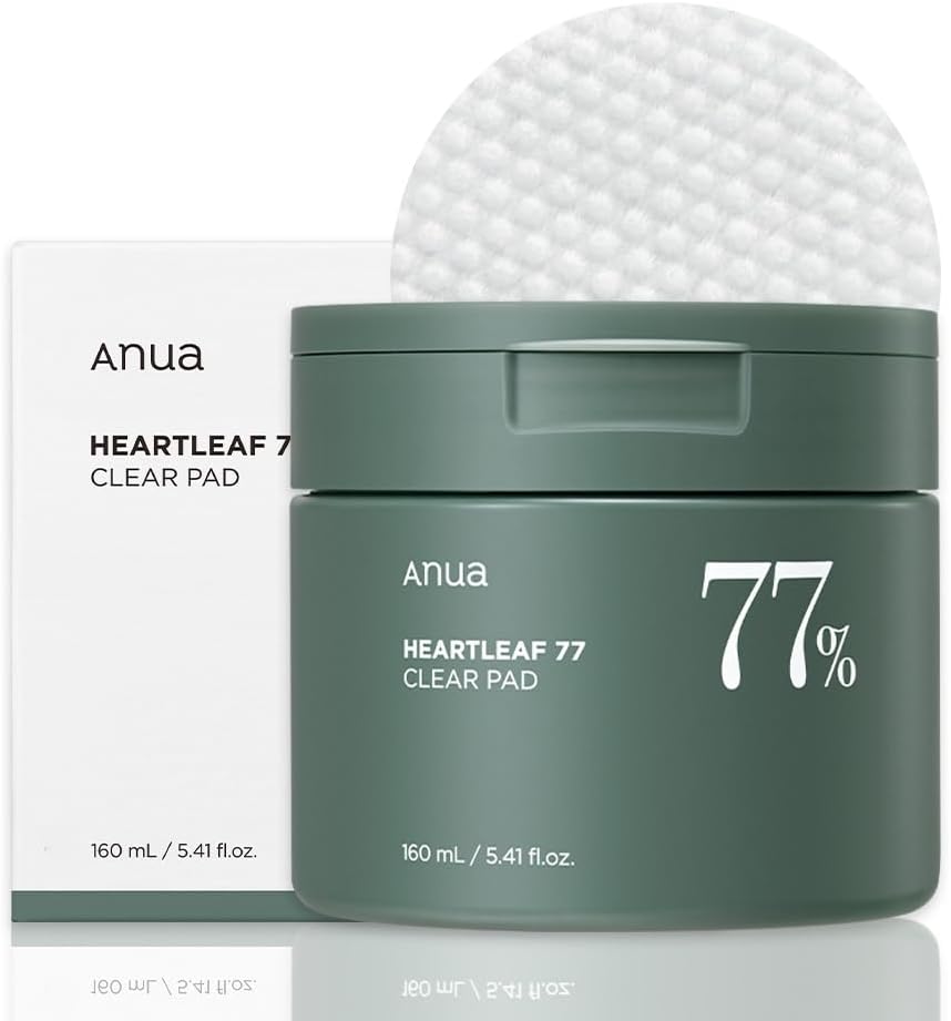 وسادة ANUA Heartleaf الشفافة بنسبة 77%